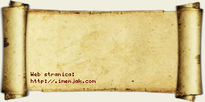 Jana Cerović vizit kartica